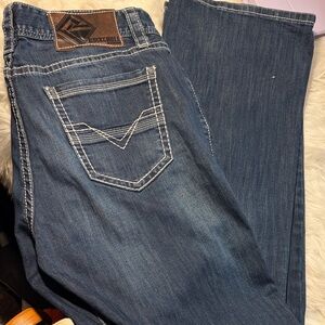 Rock & Roll Men's Bootcut Jeans - Classic Blue